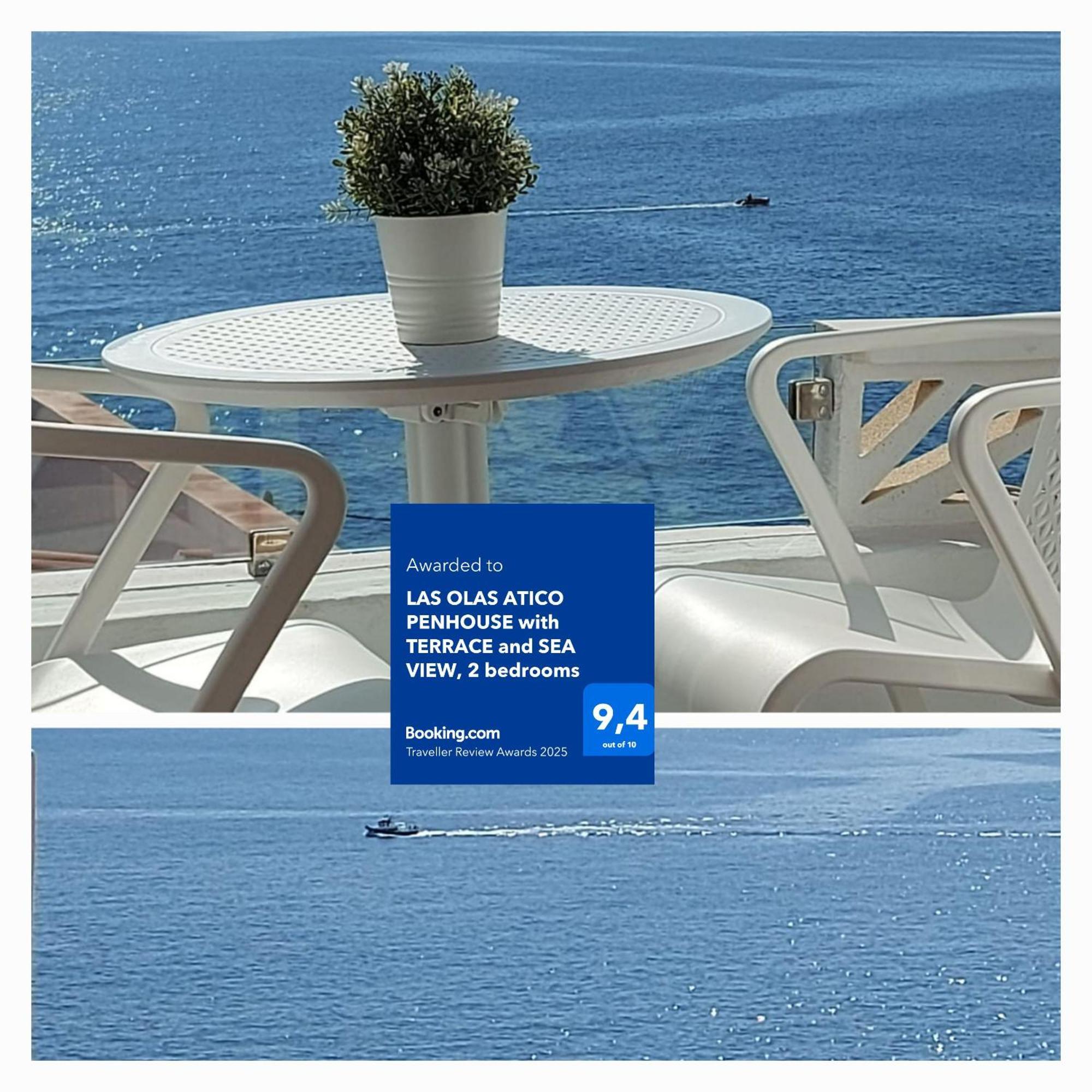 Las Olas Atico Penhouse With Terrace And Sea View, 2 Bedrooms La Caleta  Exterior photo